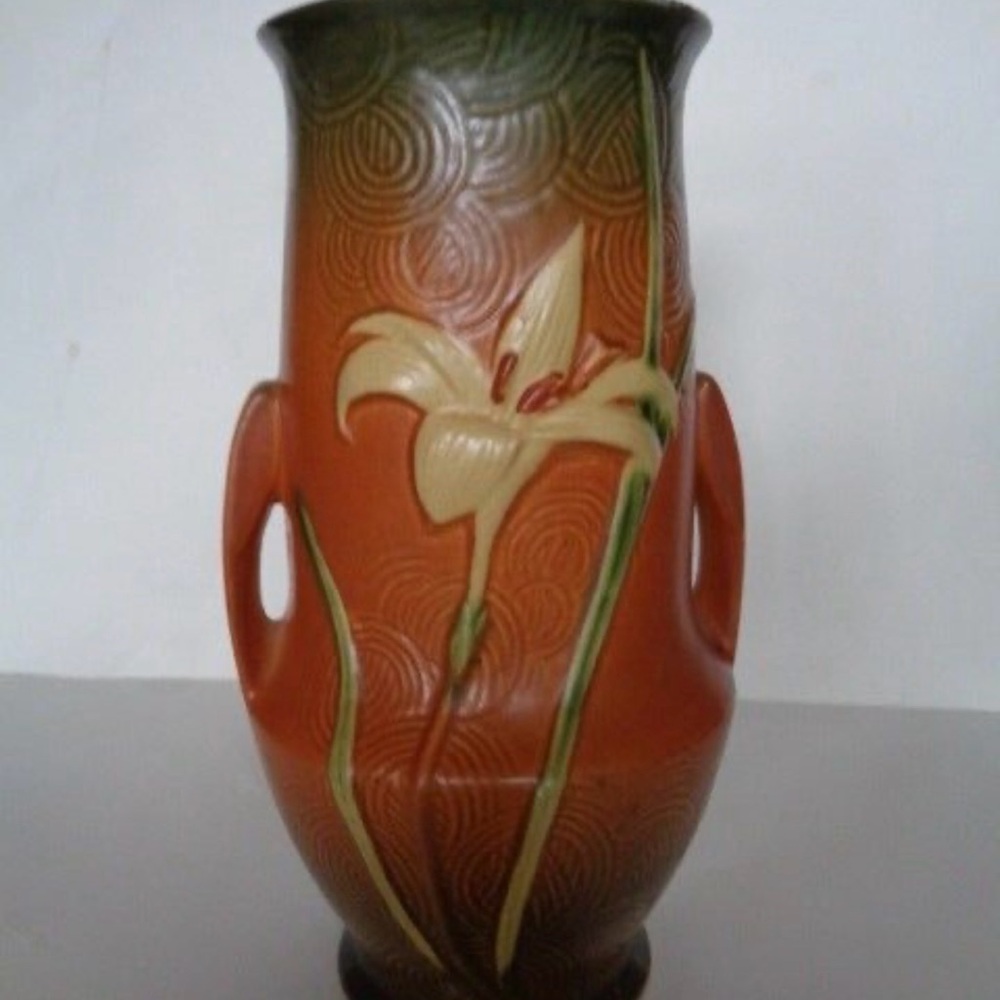 Vintage Original Roseville Zephur Lily Large 138-10" Vase.